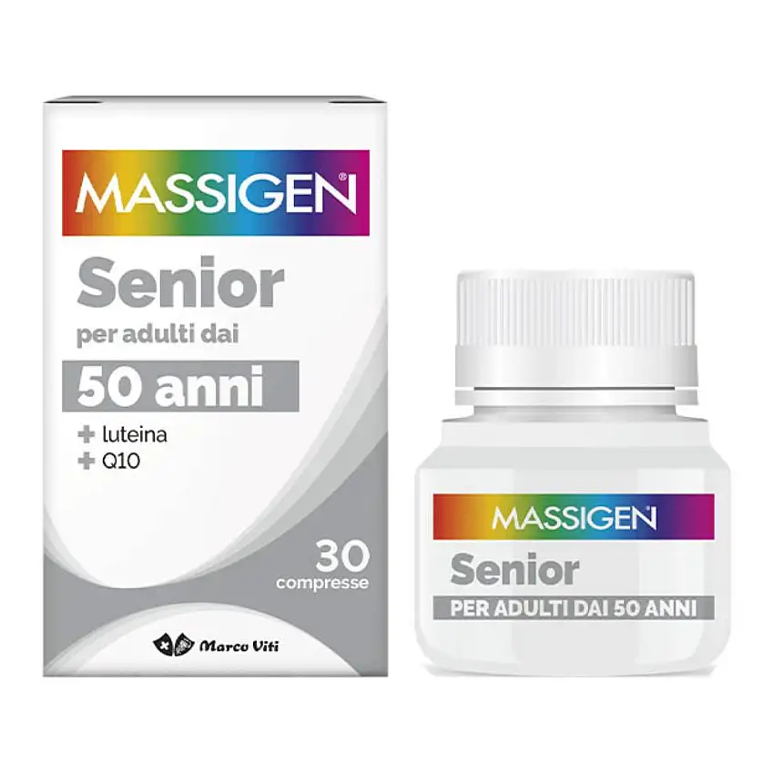 MASSIGEN SENIOR MULTIVITAMINICO E MULTIMINERALE 30 COMPRESSE RIVESTITE