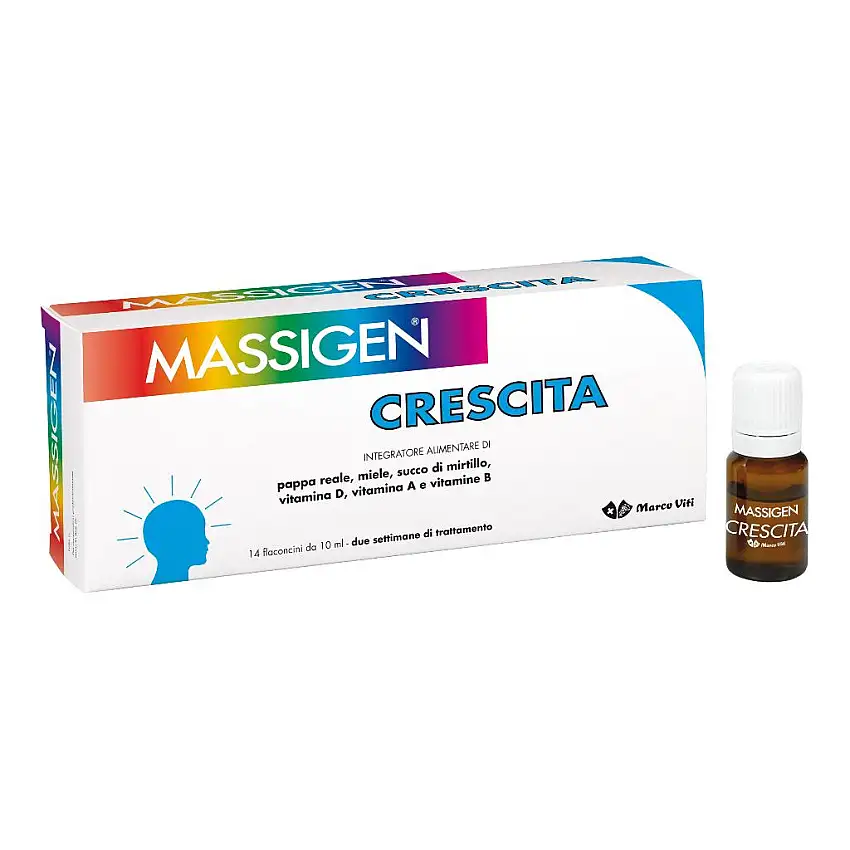 MASSIGEN CRESCITA 14 FLACONCINI 10 ML
