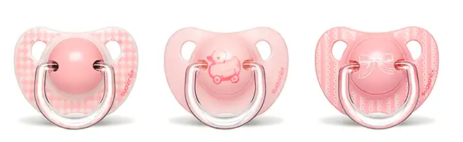 SUAVINEX SUCCHIETTO ANATOMICO LATTICE 0/6 MESI ROSA
