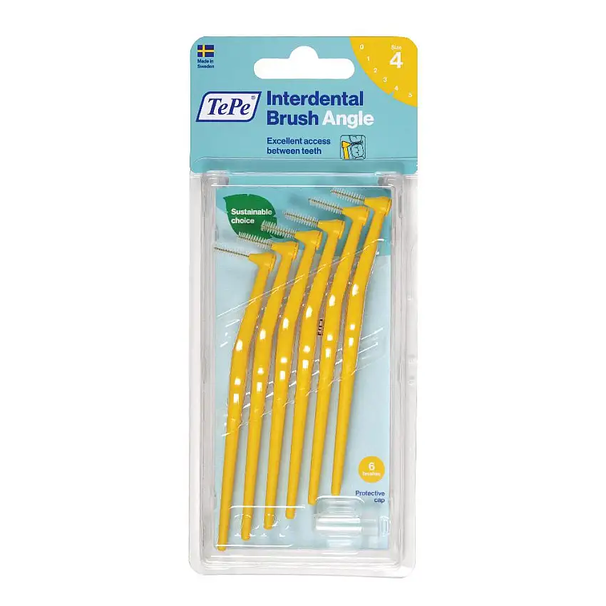 TEPE ANGLE SCOVOLINO GIALLO 0,7MM 6 PEZZI