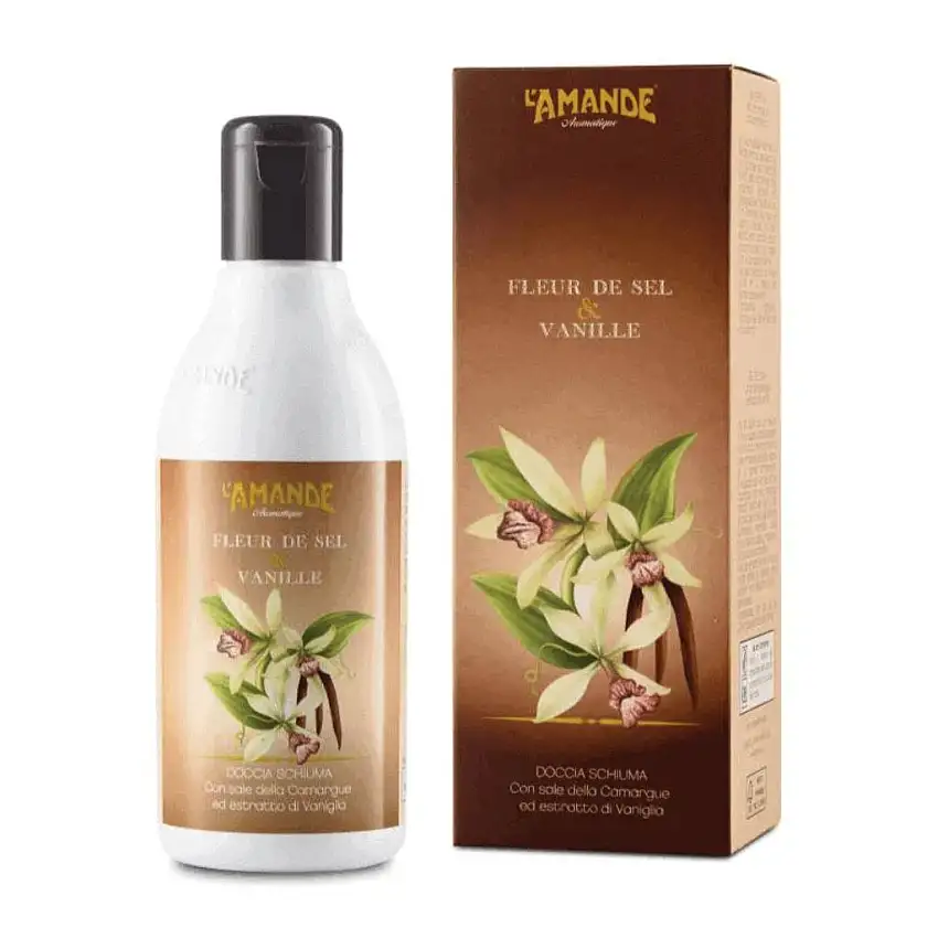 L'AMANDE FLEUR DE SEL & VANILLE DOCCIA SCHIUMA 250 ML