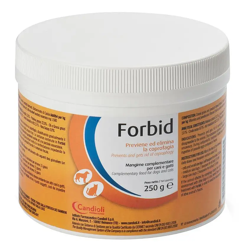 FORBID CANI GATTI POLVERE 250 G