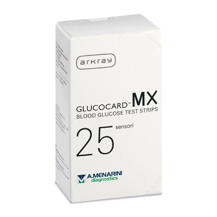 STRISCE MISURAZIONE GLICEMIA GLUCOCARD MX 25 PEZZI