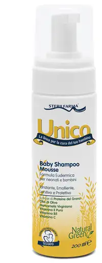 UNICO BABY SHAMPOO MOUSSE 200 ML