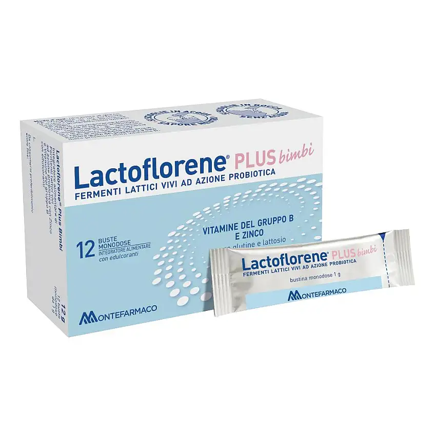 LACTOFLORENE PLUS BIMBI 12 FLACONCINI DA 10 ML
