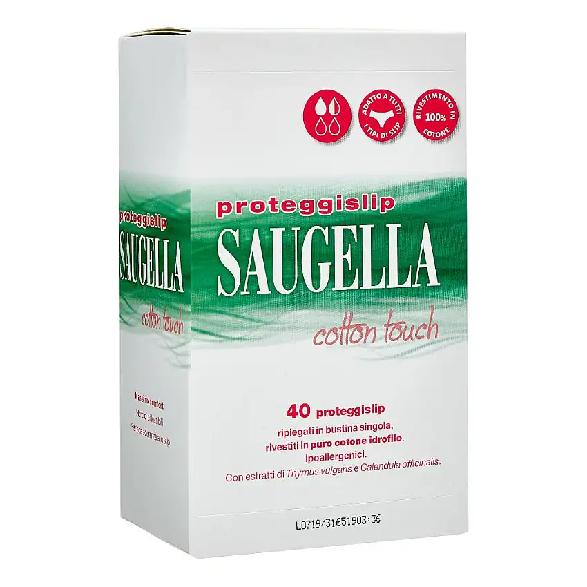 SAUGELLA ASSORBENTI COTTON TOUCH PROTEGGISLIP 40 PEZZI