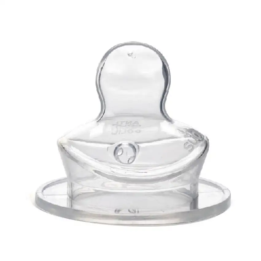 TETTARELLA ANATOMICA COLLO LARGO IN SILICONE S2 L 2 PEZZI*