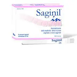 CANNULA VAGINALE SAGINIL IN DA 4,5ML MONODOSE 5 PEZZI