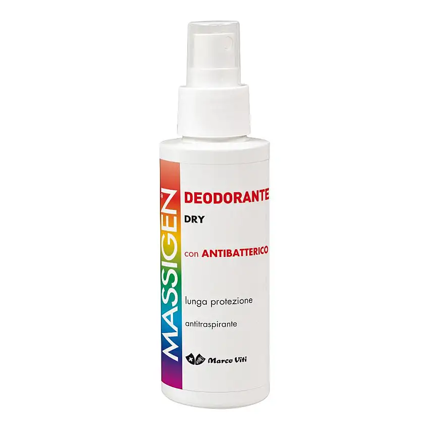 MASSIGEN DETERGENZA DEODORANTE DRY CON ANTIBATTERICO 100 ML