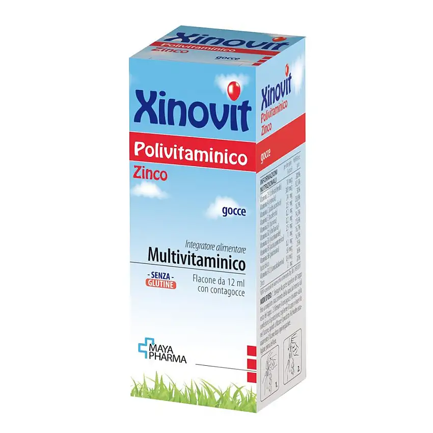 XINOVIT POLIVITAMINICO 12 ML SENZA GLUTINE NATURALMENTE PRIVO DI LATTOSIO