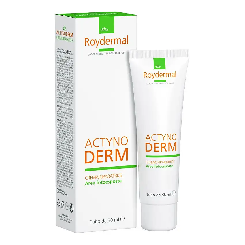 ACTYNODERM CREMA RIPARATRICE AREE FOTOESPOSTE PROTEZIONE SOLARE MOLTO ALTA 30 ML