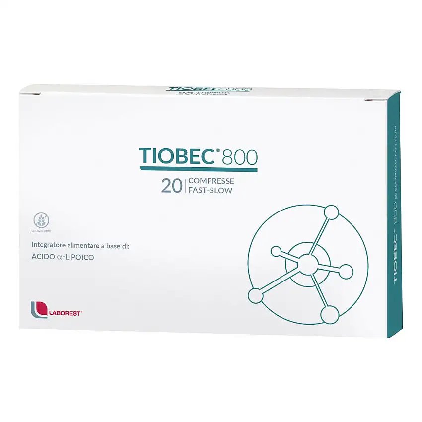 TIOBEC 800 20 COMPRESSE FAST-SLOW 36 G