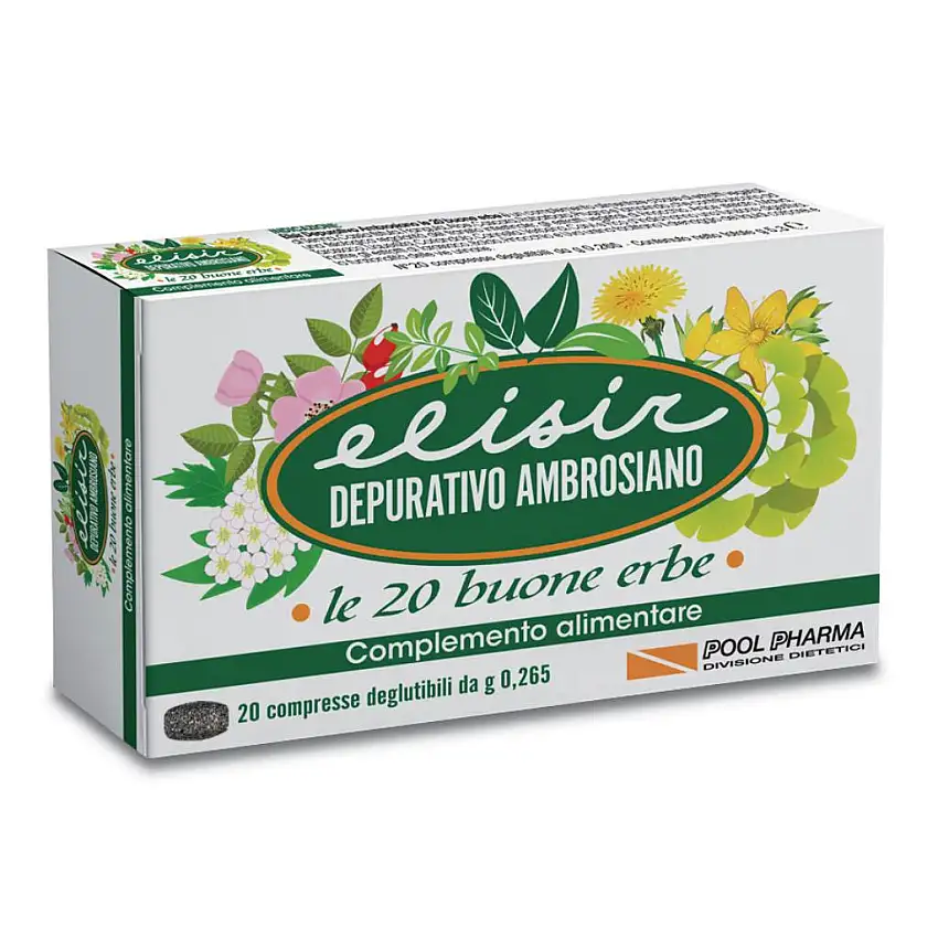 ELISIR DEPURATIVO AMBROSIANO 20 COMPRESSE 5,3 G