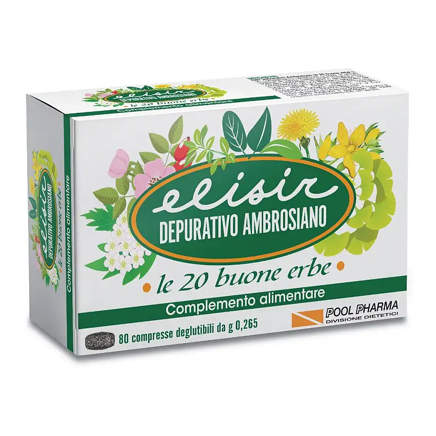 ELISIR DEPURATIVO AMBROSIANO 80 COMPRESSE 21,20 G