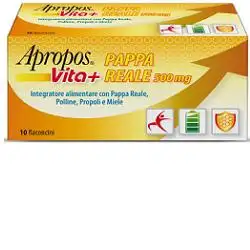 APROPOS VITA+ PAPPA REALE 500 MG 10 FLACONCINI 10 ML
