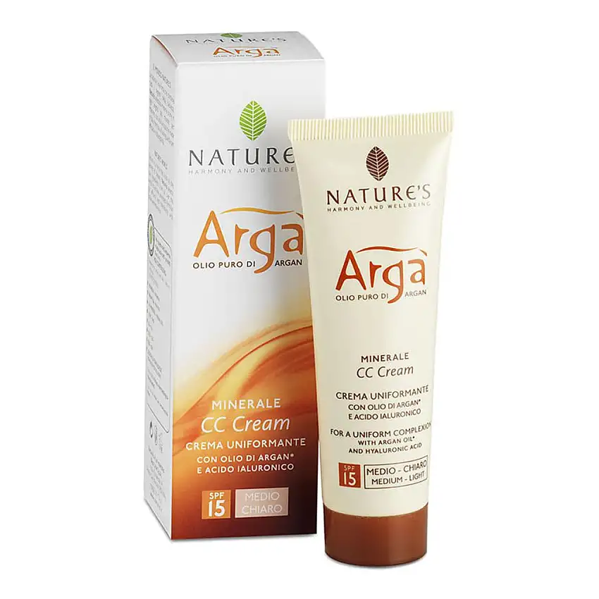 ARGA' CC CREAM VISO MEDIO CHIARA 50 ML NATURE'S
