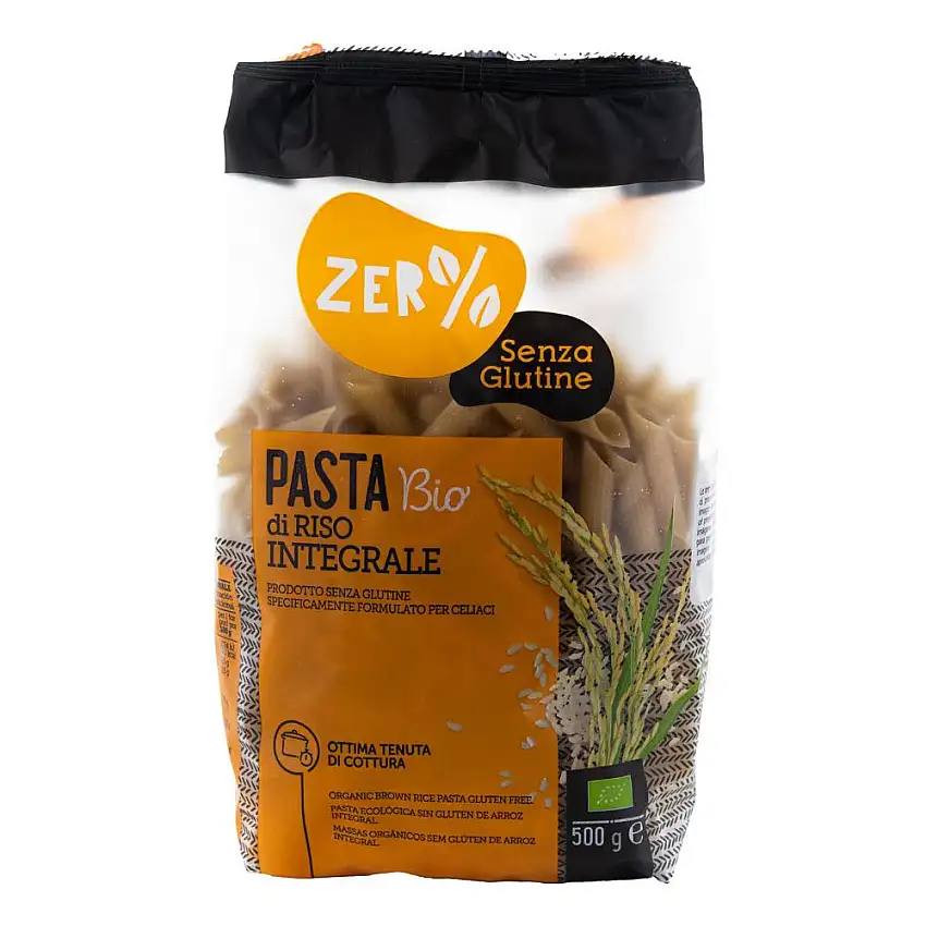 ZERO% GLUTINE PENNE DI RISO INTEGRALE SENZA GLUTINE BIO 500 G