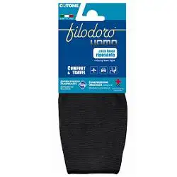 CALZA LUNGA COMFORT TRAVEL NERO S 38/40