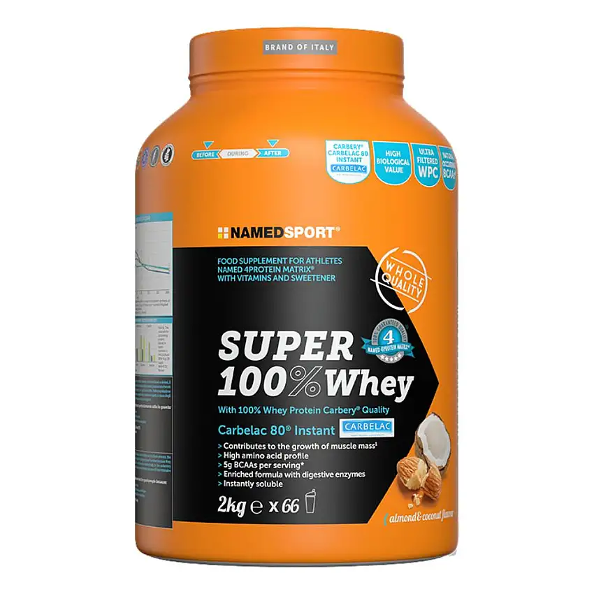 SUPER100% WHEY COCONUT/ALMOND 2 KG