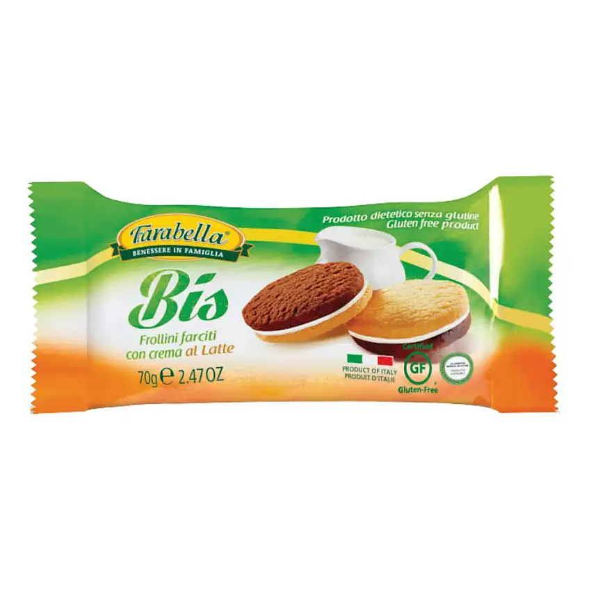 FARABELLA BIS BISCOTTI CON CREMA AL LATTE 70 G