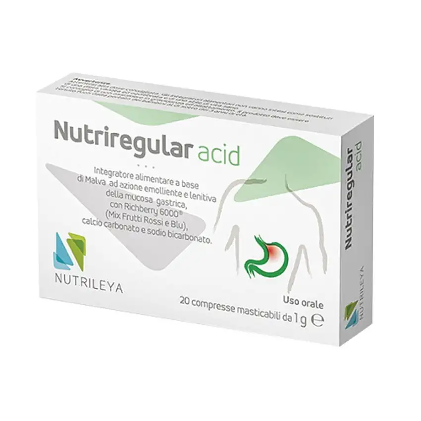 NUTRIREGULAR ACID 20 COMPRESSE MASTICABILI
