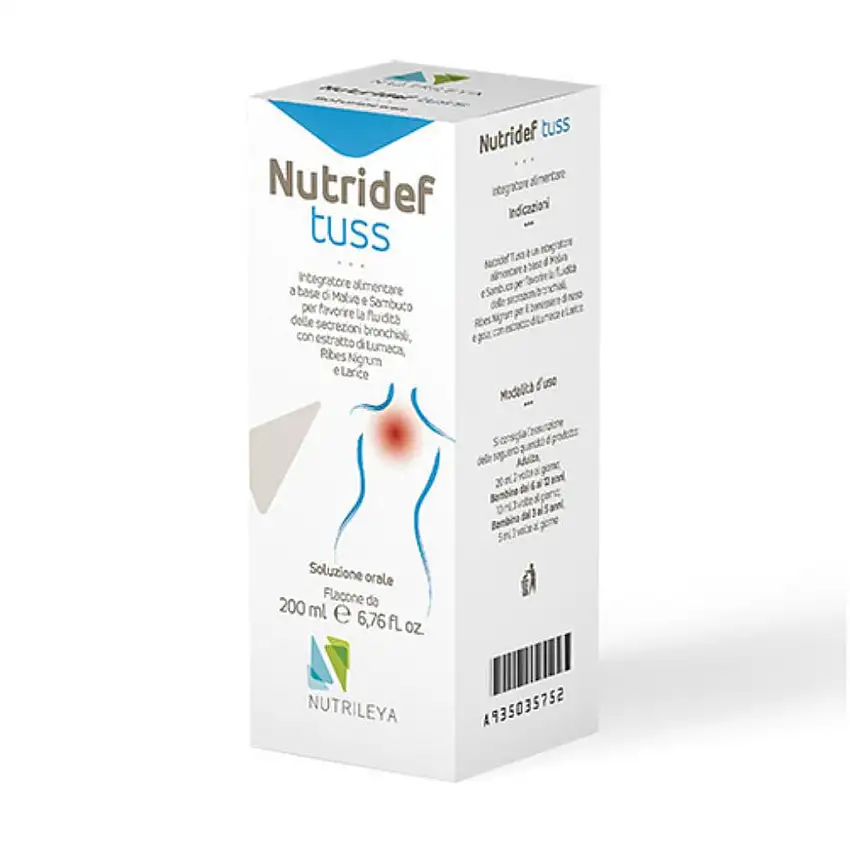 NUTRIDEF TUSS SOLUZIONE ORALE 200 ML