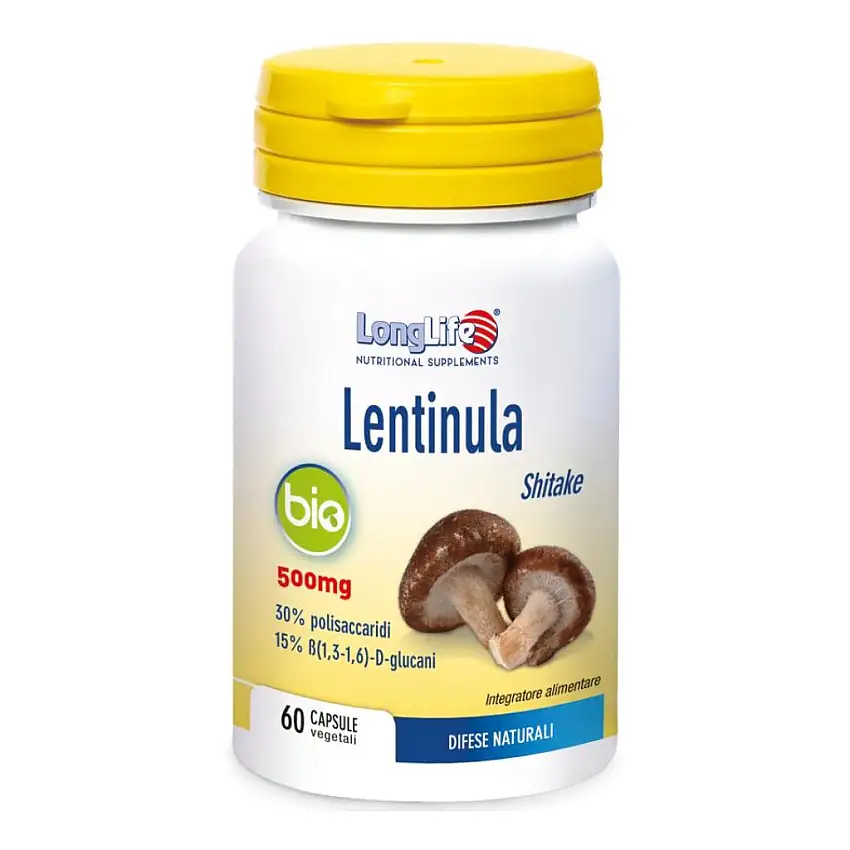 LONGLIFE LENTINULA BIO 60 CAPSULE VEGETALI DA 595 MG
