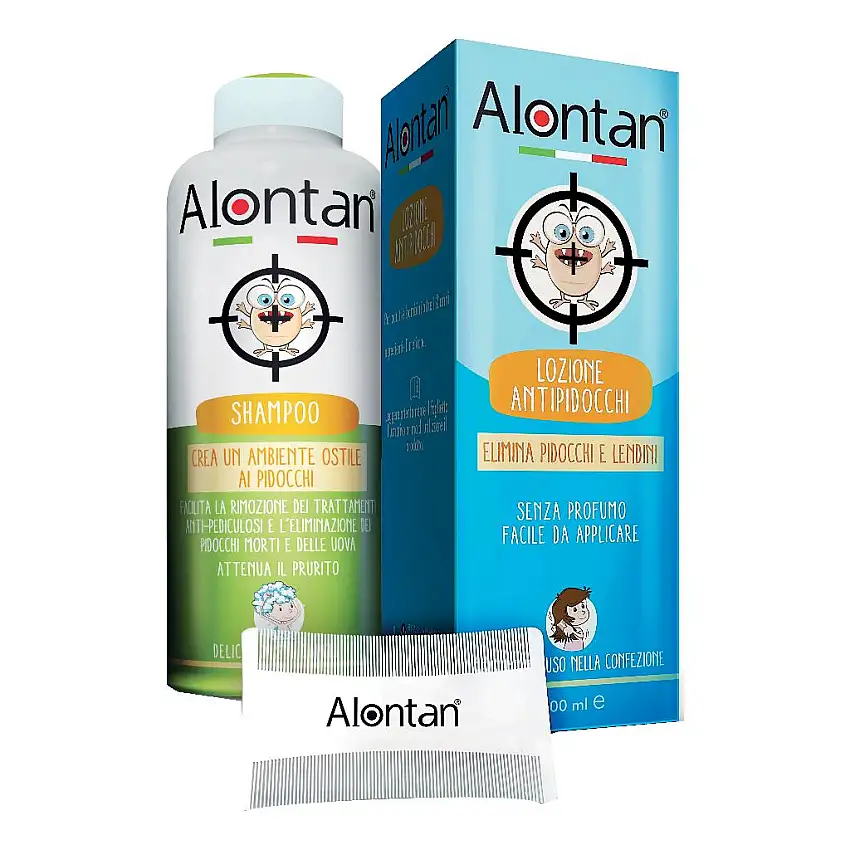 ALONTAN LOZIONE ANTIPEDICULOSI 200 ML + SHAMPOO 200 ML