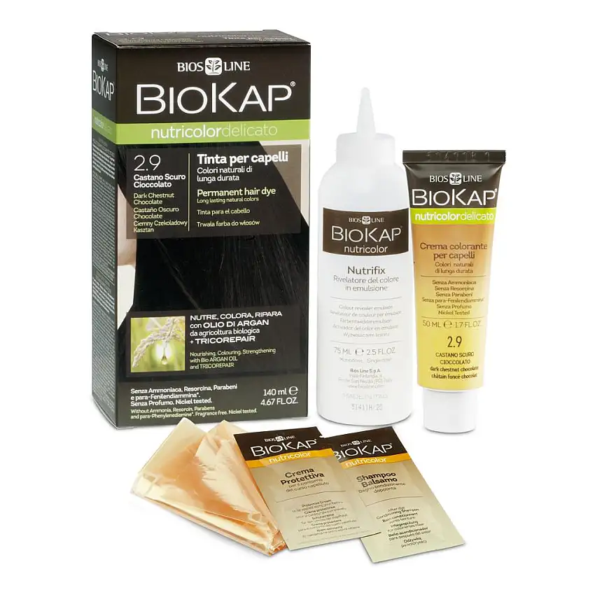 BIOKAP NUTRICOLOR DELICATO 4,05 NEW CASTANO CIOCCOLATO TINTA 140 ML