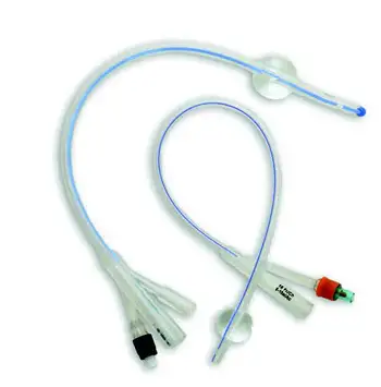 CATETERE FOLEY 2 VIE 100% SILICONE SECURDRAIN CON LINEA RADIO OPACA STANDARD 2 VIE CH22 PALLONCINO 5/10ML PUNTA NELATON ASTUCCIO 1 PEZZO