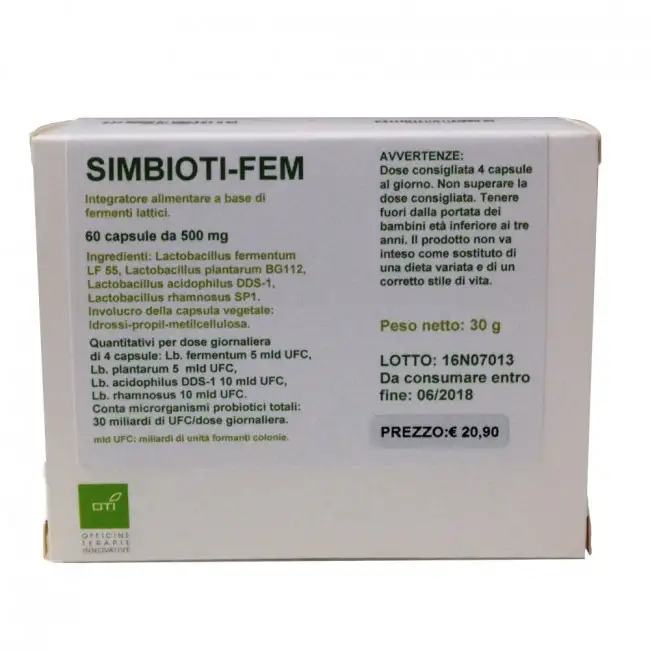 SIMBIOTI FEM 60 CAPSULE