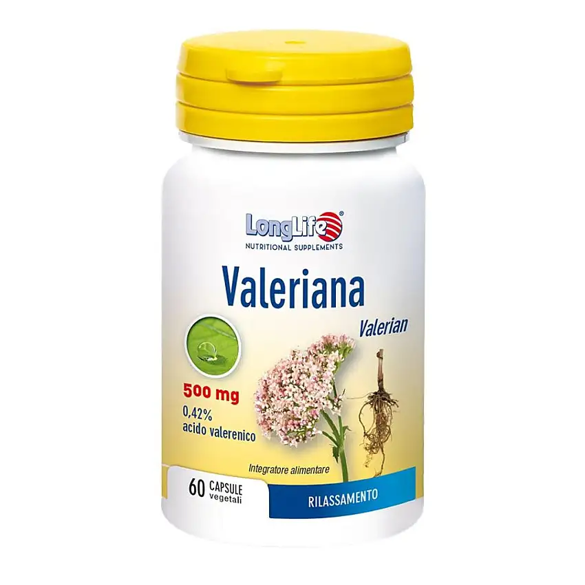 LONGLIFE VALERIANA 60 CAPSULE 500 MG