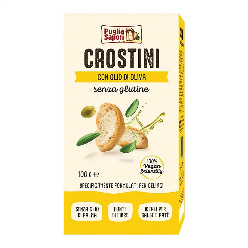 PUGLIA SAPORI CROSTINI OLIO OLIVA 100 G