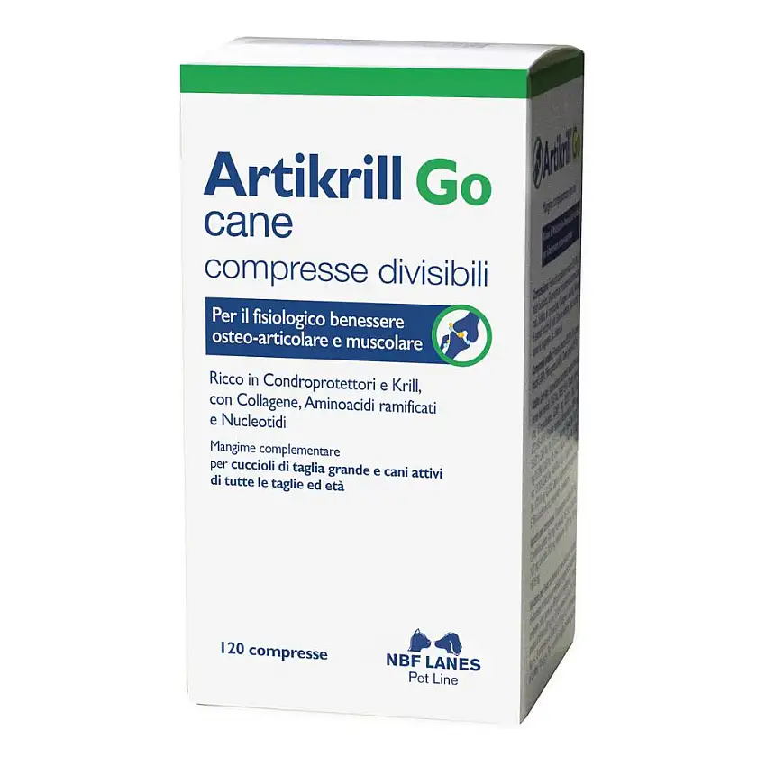 ARTIKRILL GO CANE BLISTER 120 COMPRESSE