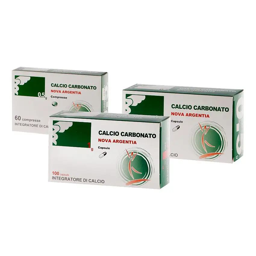 NOVA CALCIO CARBONATO 1 G 100 CAPSULE