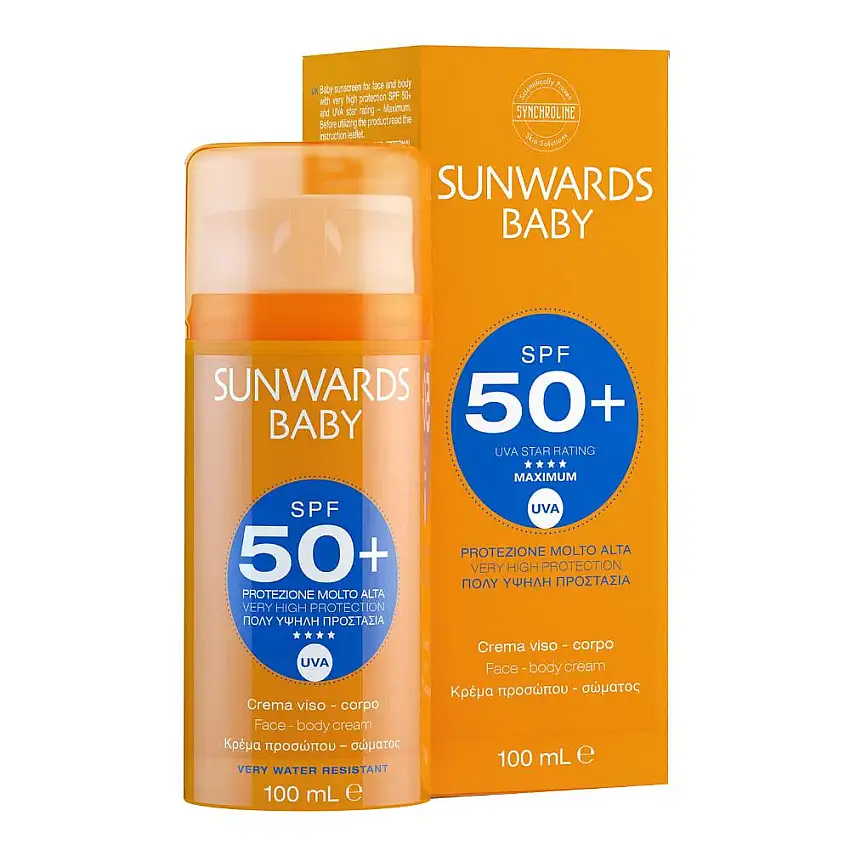 SUNWARDS BABY FACE E BODY CREAM SPF 50+ 100 ML
