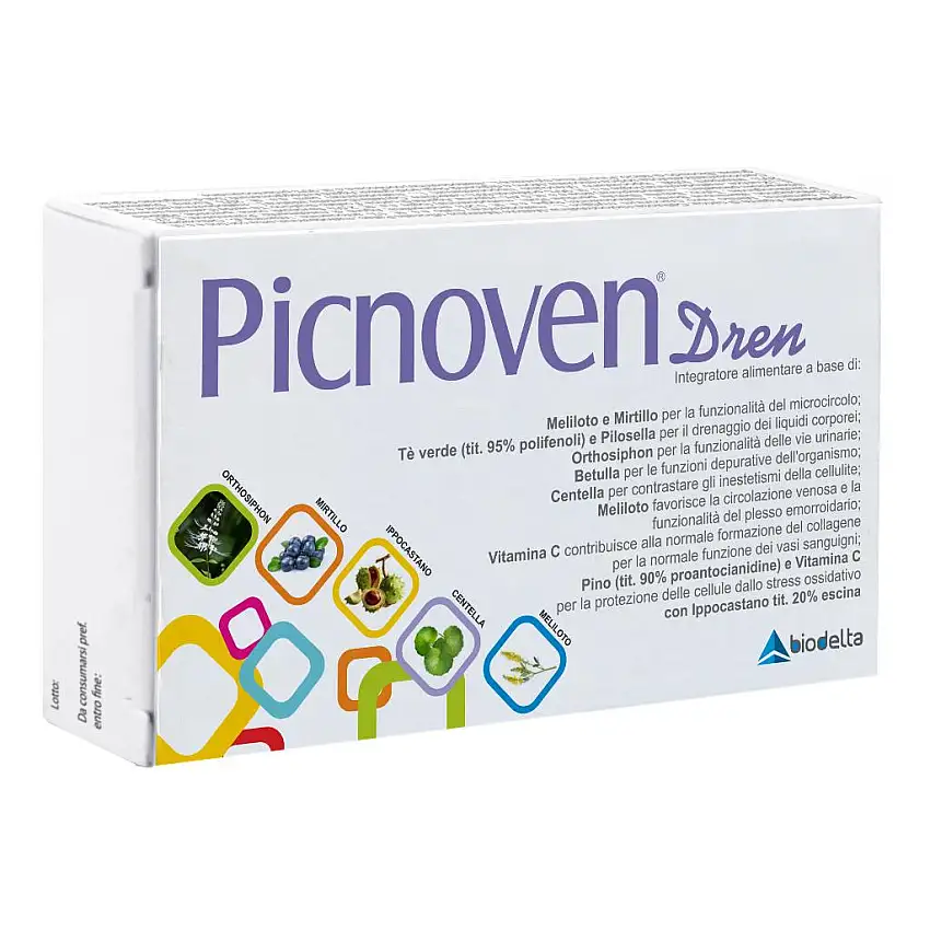 PICNOVEN DREN 100 COMPRESSE 62 G