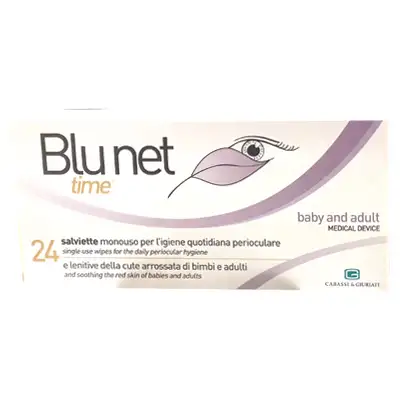 BLUNET TIME SALVIETTE PERIOCULARI LENITIVE DELLA CUTE ARROSSATA 24 PEZZI