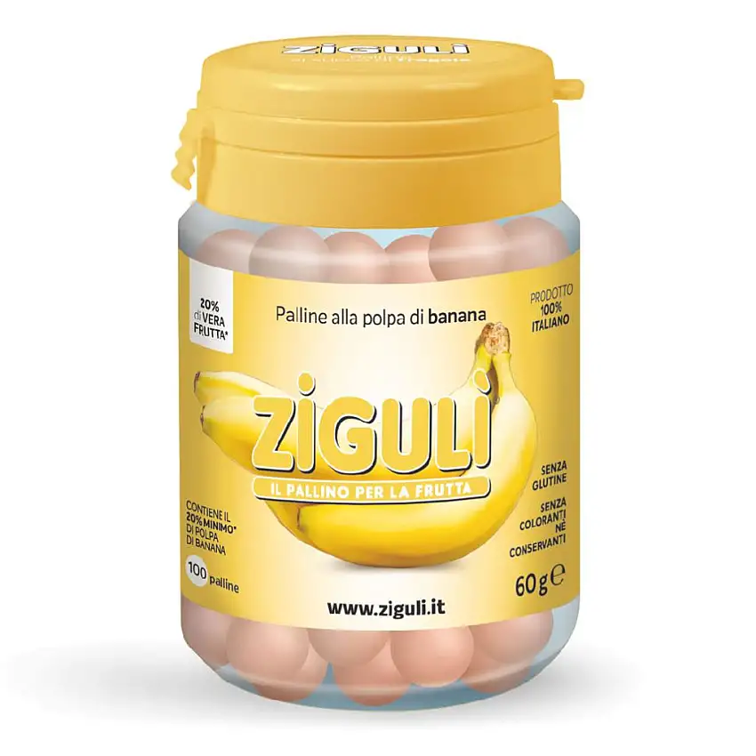 ZIGULI BANANA 100 PALLINE 60 G