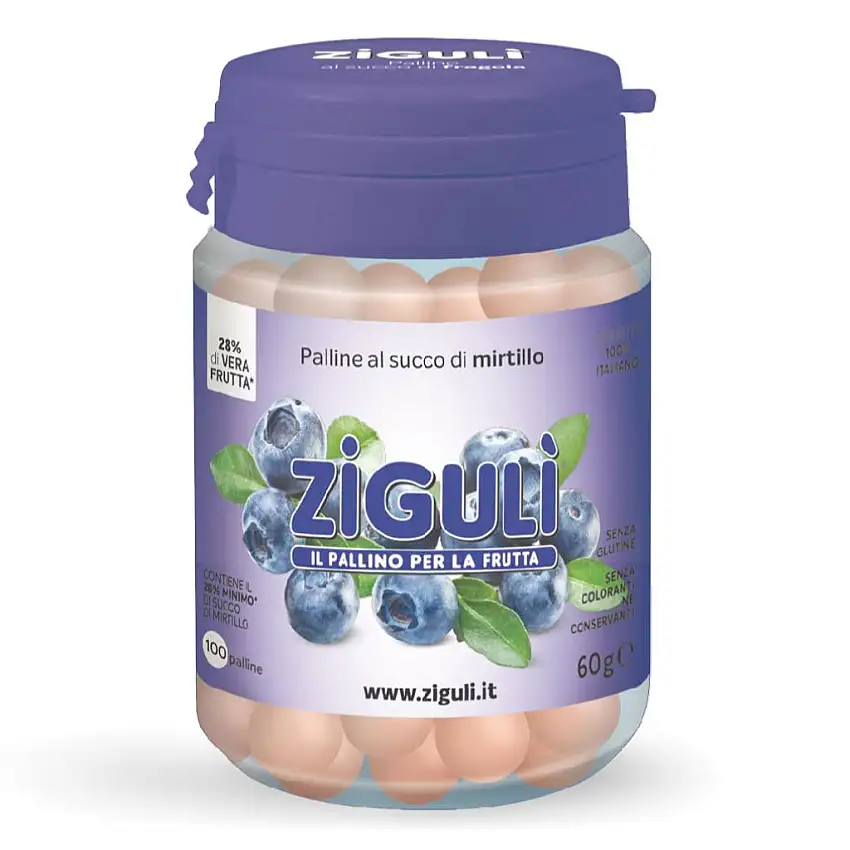 ZIGULI MIRTILLO 100 PALLINE 60 G