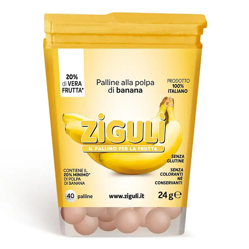 ZIGULI BANANA 40 PALLINE 24 G