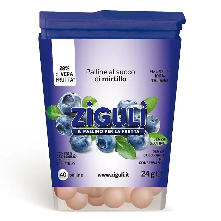 ZIGULI MIRTILLO 40 PALLINE 24 G