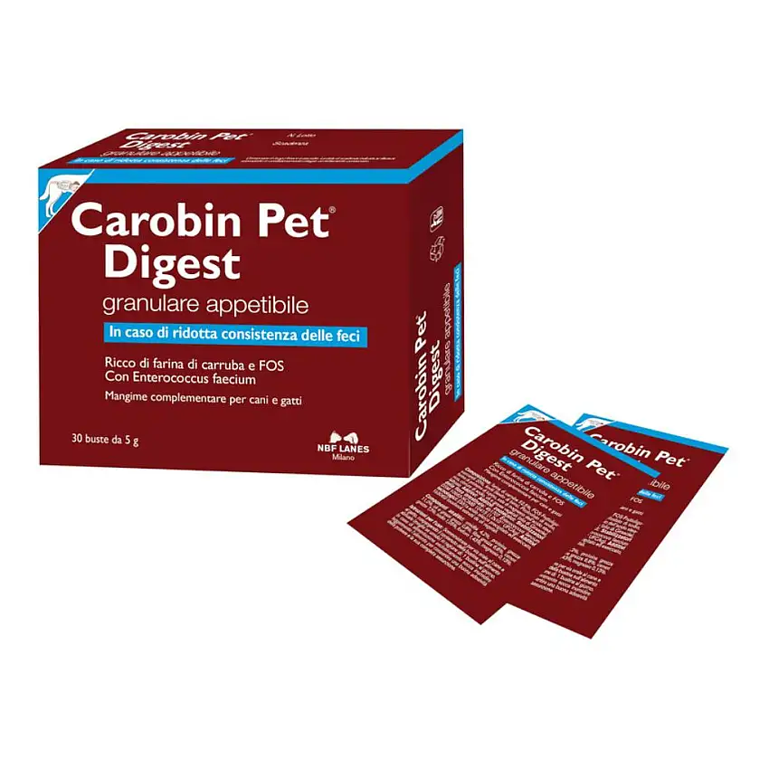 CAROBIN PET DIGEST GRANULARE 30 BUSTE DA 5 G