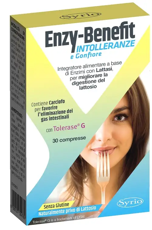 ENZY BENEFIT INTOLLERANZE 30 COMPRESSE