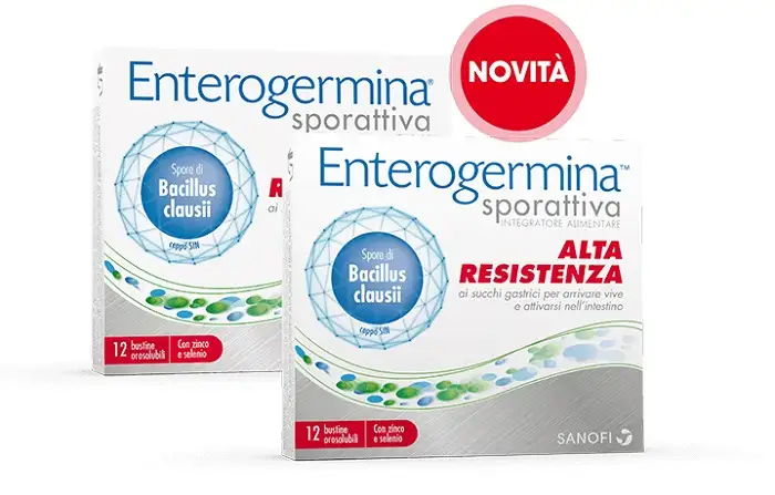 ENTEROGERMINA SPORATTIVA 12+12 BUSTINE ORODISPERSIBILI