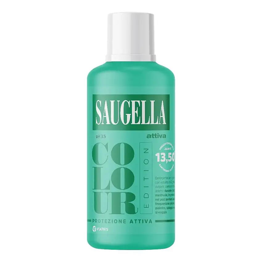 SAUGELLA ATTIVA COLOUR EDITION DETERGENTE IGIENE INTIMA 500 ML