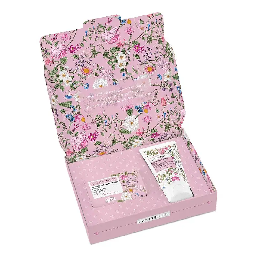 CUOR DI PETALI SET CREMA MANI 50 ML + SAPONETTA 100 G