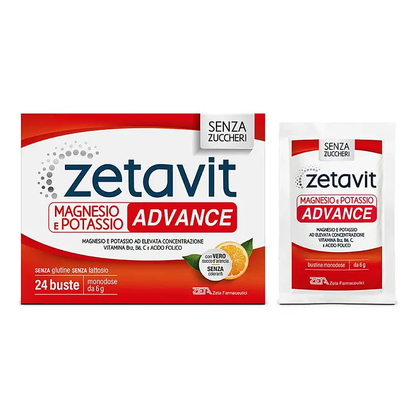 ZETAVIT MAGNESIO POTASSIO ADVANCE BUSTINE 144 G