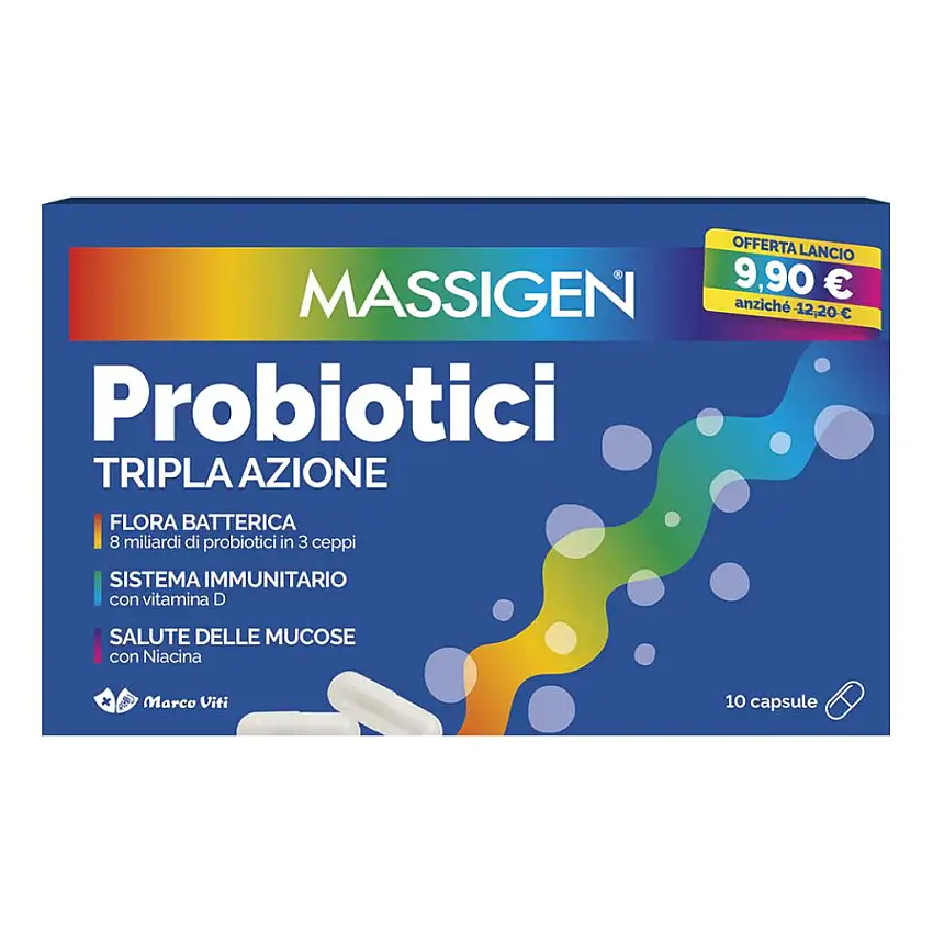 MASSIGEN PROBIOTICI 10 CAPSULE