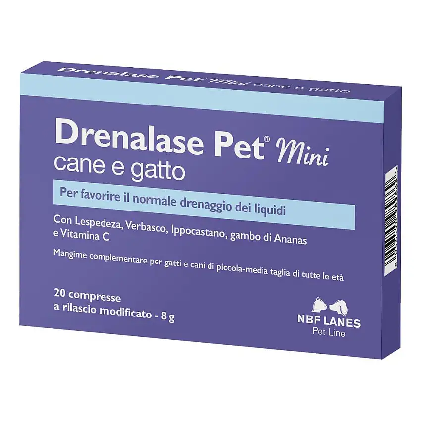 DRENALASE PET MINI CANE GATTO 20 COMPRESSE